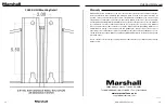 Preview for 8 page of Marshall Amplification CV6XX-HFH User Manual