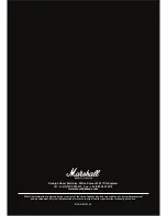 Предварительный просмотр 4 страницы Marshall Amplification DSL-1H Owner'S Manual