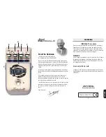 Preview for 2 page of Marshall Amplification EFFECT PEDAL BB2 Owner'S Manual