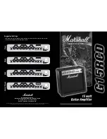 Marshall Amplification G15RCD Instructions предпросмотр