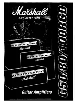 Marshall Amplification G50RCD User Manual preview