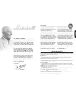 Предварительный просмотр 2 страницы Marshall Amplification JCM-1H Owner'S Manual