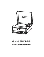 Marshall Amplification JTM3 3 Instruction Manual preview