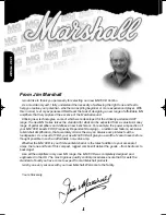 Предварительный просмотр 2 страницы Marshall Amplification MG10CD Owner'S Manual