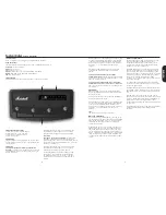 Предварительный просмотр 6 страницы Marshall Amplification MG15CFX Owner'S Manual