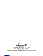 Предварительный просмотр 7 страницы Marshall Amplification MG15FXMSDM Owner'S Manual