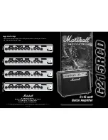 Предварительный просмотр 1 страницы Marshall Amplification MG215RCD Instructions