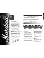 Предварительный просмотр 2 страницы Marshall Amplification MG215RCD Instructions