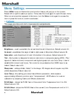 Preview for 6 page of Marshall Amplification ML-702 Operating Instructions Manual