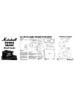 Marshall Amplification Power Brake Handbook preview