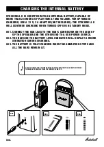 Preview for 8 page of Marshall Amplification STOCKWELL II User Manual