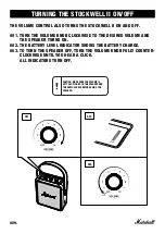 Preview for 9 page of Marshall Amplification STOCKWELL II User Manual