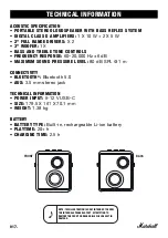 Preview for 17 page of Marshall Amplification STOCKWELL II User Manual