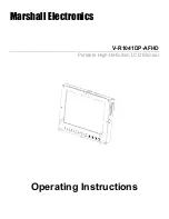 Preview for 1 page of Marshall Amplification V-R1041DP-AFHD Operating Instructions Manual