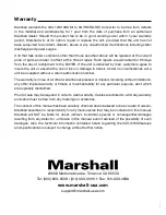 Preview for 6 page of Marshall Amplification VAC-12HU3 User Manual