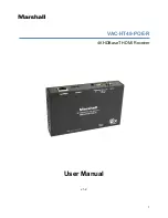 Marshall Amplification VAC-HT48-POE-R User Manual предпросмотр