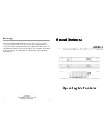 Предварительный просмотр 1 страницы Marshall Electronics AR-DM2X-X Operating Instructions Manual