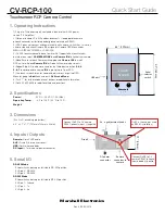 Marshall Electronics CV-RCP-100 Quick Start Manual предпросмотр