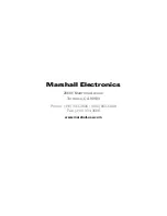 Preview for 36 page of Marshall Electronics CV612HT-4K Installation Manual