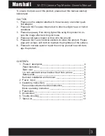 Preview for 3 page of Marshall Electronics M-CT5 Owner'S Manual