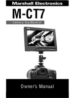 Marshall Electronics M-CT7 Owner'S Manual preview