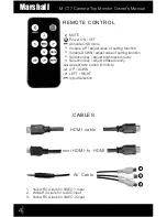 Предварительный просмотр 4 страницы Marshall Electronics M-CT7 Owner'S Manual