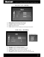 Предварительный просмотр 7 страницы Marshall Electronics M-CT7 Owner'S Manual