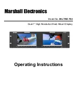 Preview for 1 page of Marshall Electronics M-LYNX-702 Operating Instructions Manual