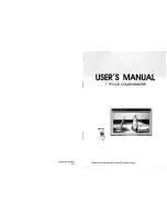 Предварительный просмотр 1 страницы Marshall Electronics V-ASL7070 User Manual