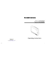 Marshall Electronics V-LCD70XHB-3GSDI Operating Instructions Manual preview