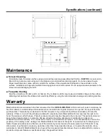 Предварительный просмотр 27 страницы Marshall Electronics V-R1041-IMD-TE4U Operating Instructions Manual