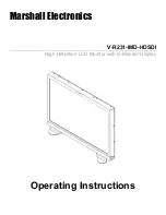 Preview for 1 page of Marshall Electronics V-R231-IMD-HDSDI Operating Instructions Manual