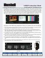 Marshall Electronics V-R53P Instruction Sheet предпросмотр