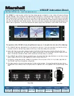 Preview for 1 page of Marshall Electronics V-R563P Instruction Sheet