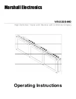 Предварительный просмотр 1 страницы Marshall Electronics V-R653SB-IMD Operating Instructions Manual