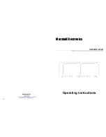 Marshall Electronics V-R842DP-AFHD Operating Instructions Manual preview