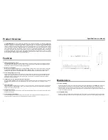 Предварительный просмотр 4 страницы Marshall Electronics V-R842DP-AFHD Operating Instructions Manual