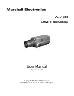 Preview for 1 page of Marshall Electronics VS-7300 User Manual