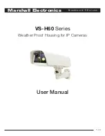 Marshall Electronics VS-H60 Series User Manual предпросмотр