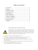 Preview for 2 page of Marshall Electronics VSW-2000 Operating Instructions Manual