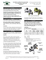 Marshall Excelsior MEGR-253 Series Installation And Operation Instructions preview