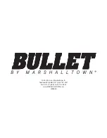 Preview for 28 page of Marshalltown BULLET 29999 Manual