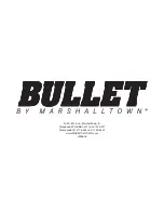 Preview for 42 page of Marshalltown BULLET 29999 Manual