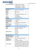 Preview for 8 page of Marson MT110L User Manual