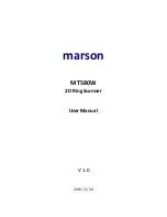 Preview for 1 page of Marson MT580W User Manual