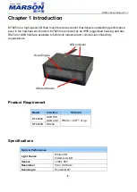 Preview for 6 page of Marson MT6250 User Manual