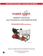 Preview for 1 page of mart cart 1 280-3500 Owner'S Manual And Technical Documentation