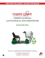 Preview for 1 page of Mart Cart 280-4563 Owner'S Manual And Technical Documentation