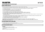Preview for 3 page of Marta MT-1055 User Manual