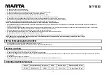 Preview for 10 page of Marta MT-1055 User Manual
